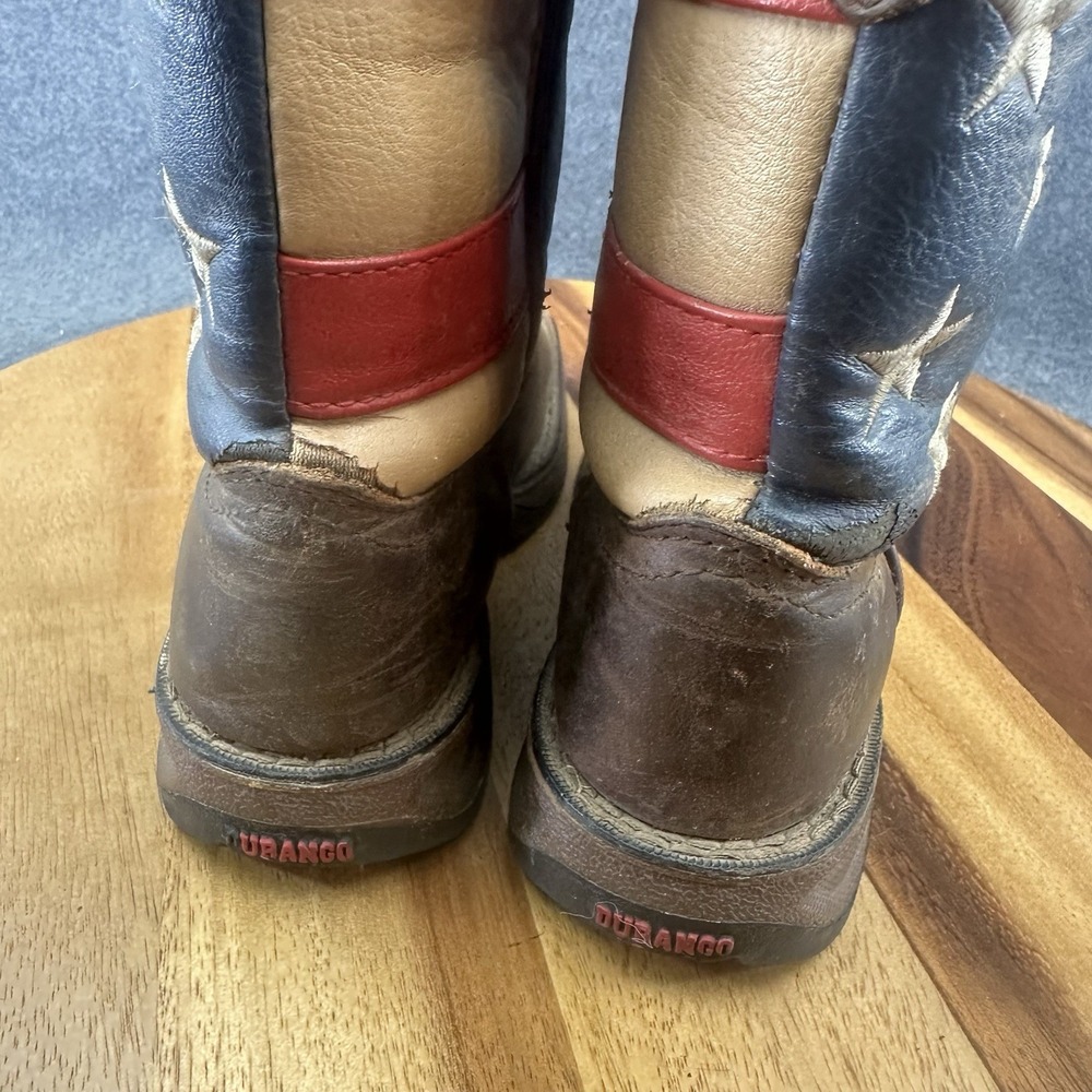 Lil' Rebel by Durango Little Kids' Flag Western Boot Size 1 DBT0159 - Picture 9 of 14